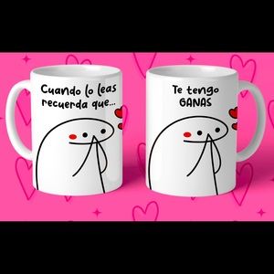 With mug “cuando lo leas recuerda que te tengo ganas “